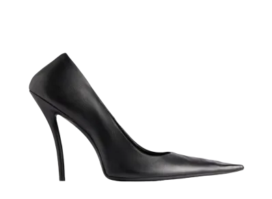 BALENCIAGA Women's Honey 110mm Pump Soft Nappa Lambskin "Black"