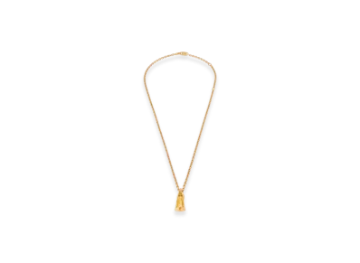 BALENCIAGA Keyholder Slim Honey Necklace "Gold"
