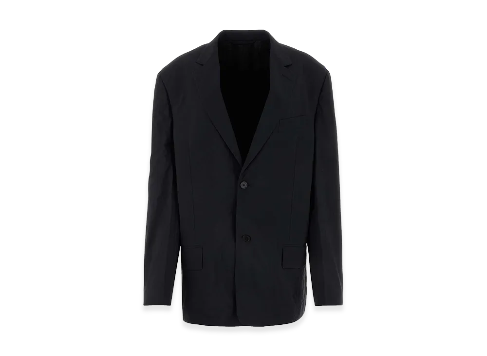 BALENCIAGA Nylon Oversize Blazer "Black"