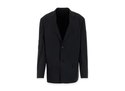 BALENCIAGA Nylon Oversize Blazer "Black"