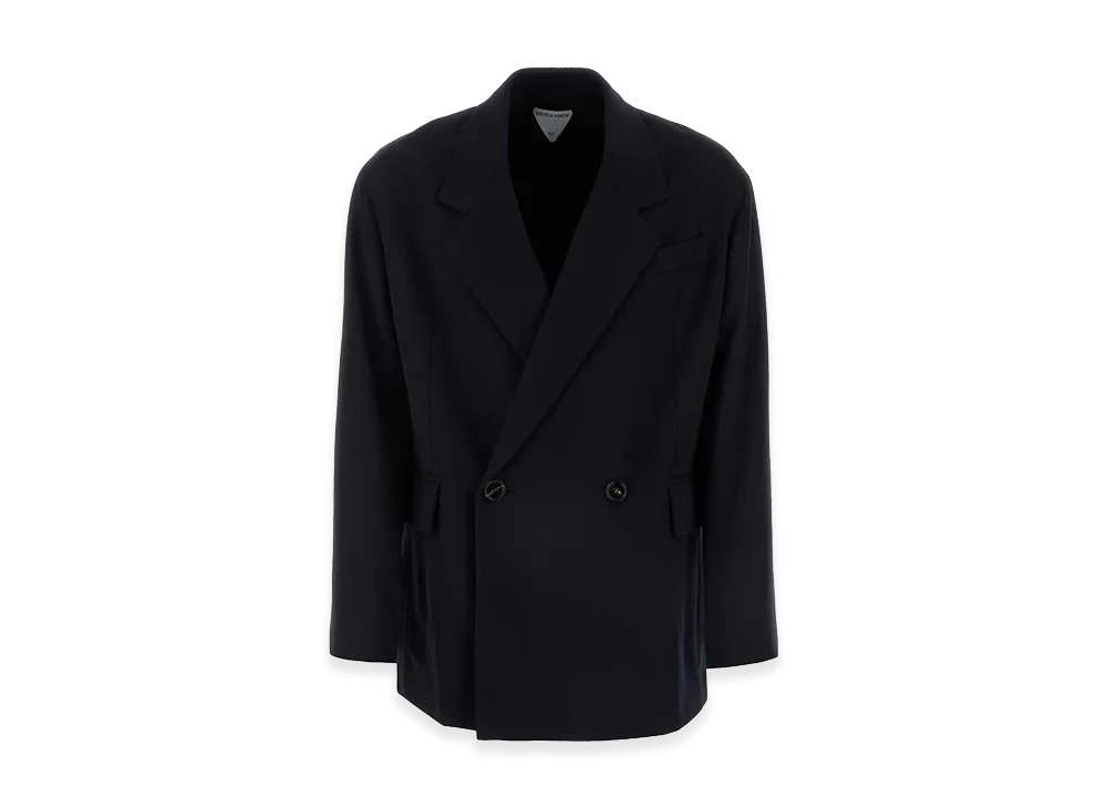 Bottega Veneta Wool Blazer "Midnight Blue"