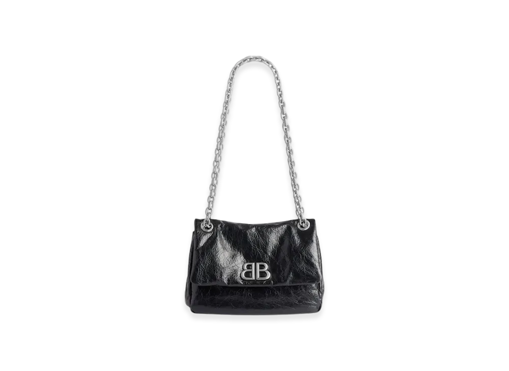 BALENCIAGA Monaco Mini Bag "Black"