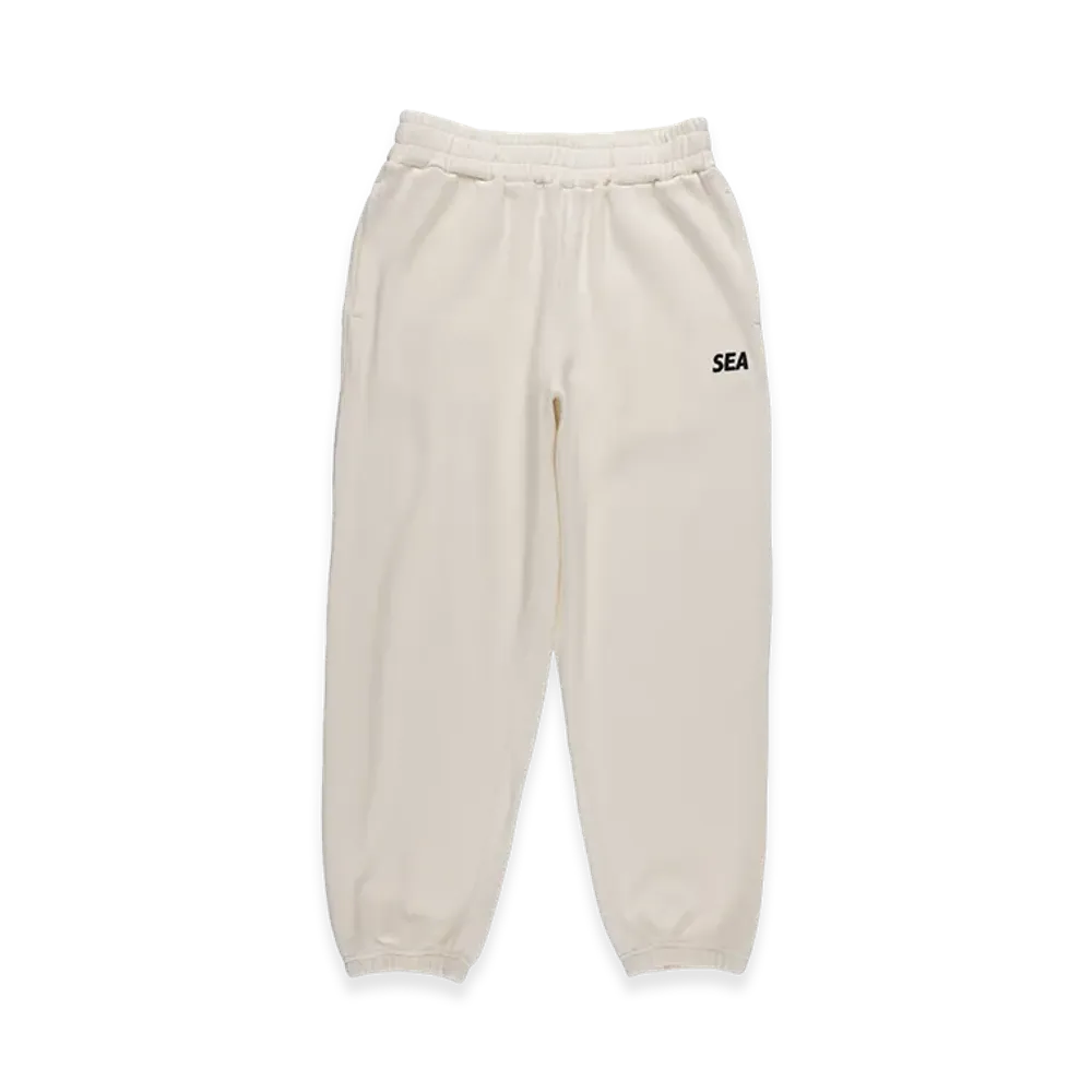 WIND AND SEA Heavy Waffle Sweat Pants "Off White"
