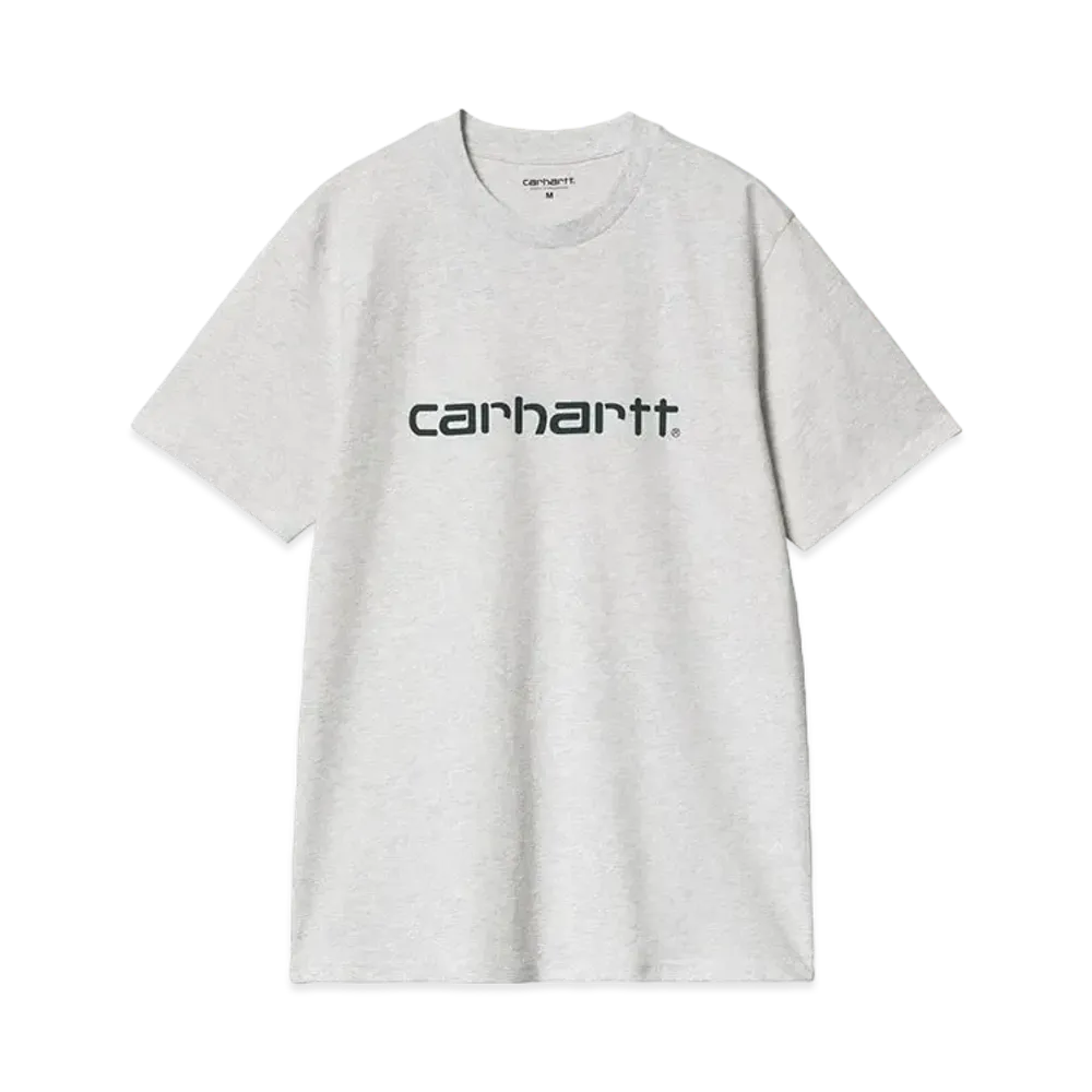 Carhartt WIP S/S Script T-Shirt "Ash Heather/Duck Blue"