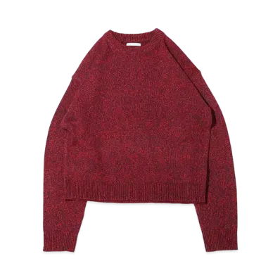 atmos pink Sweat Fuu Setup Knit Tops "Red"