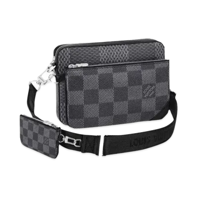 Louis Vuitton Trio Messenger Damier Graphite