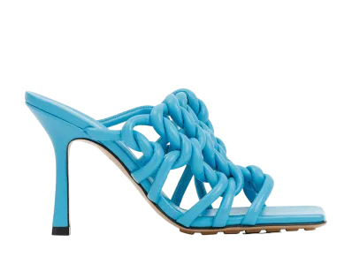 Bottega Veneta Women's Stretch Twist Mule "Blue"