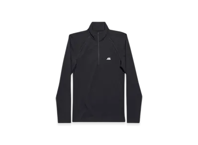 BALENCIAGA Activewear Fitted Zip-Up Jacket "Black"
