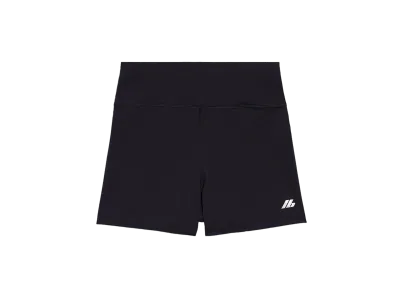 BALENCIAGA Women's Activewear Cycling Shorts in Matte Spandex "Black"