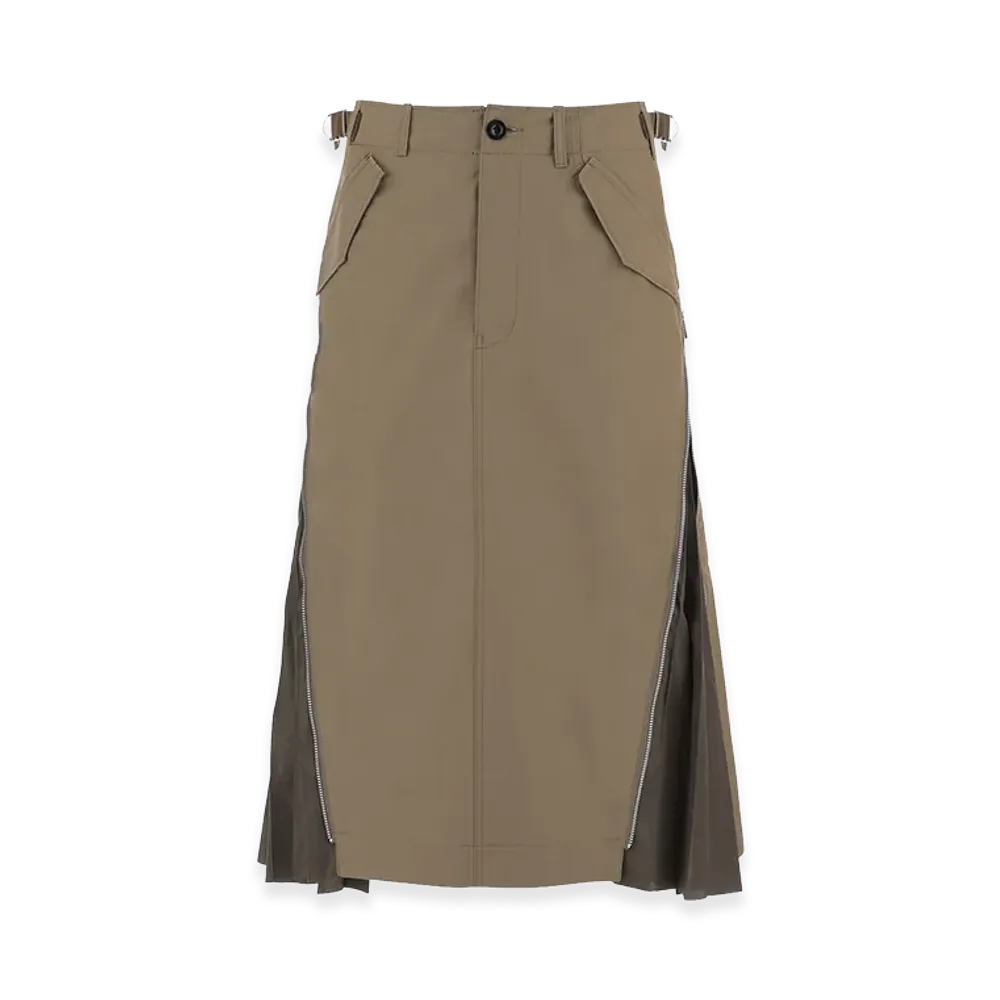 sacai Women's Skirts "Beige/Khaki"