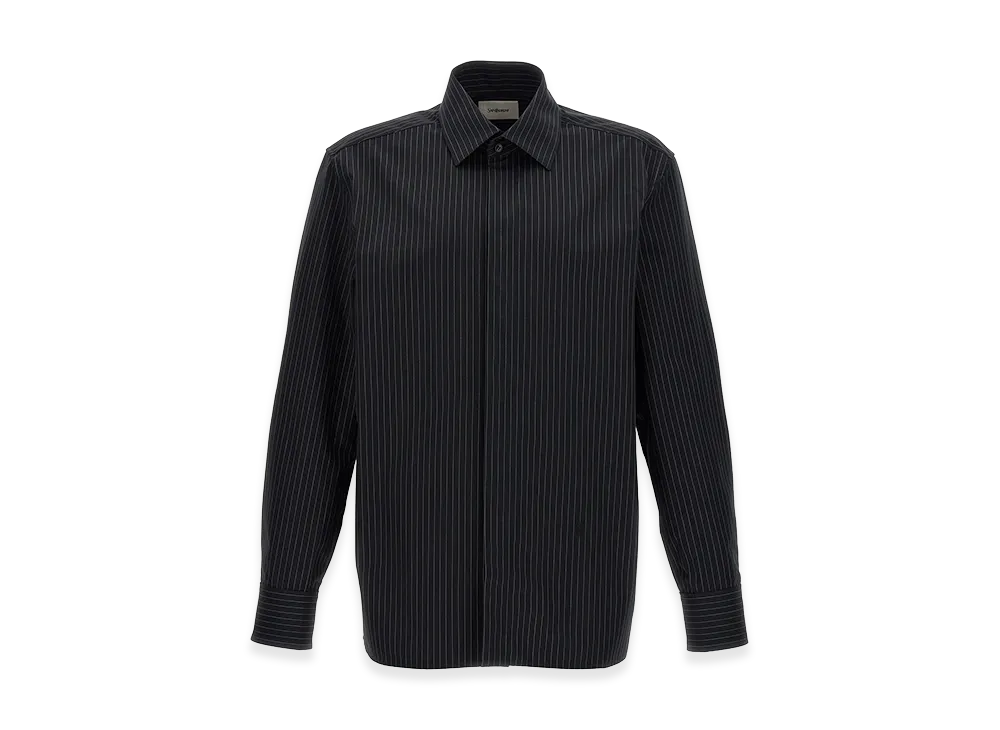 Saint Laurent Striped Shirt "White/Black"