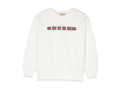 GUCCI Kids Jersey with Logo "White"