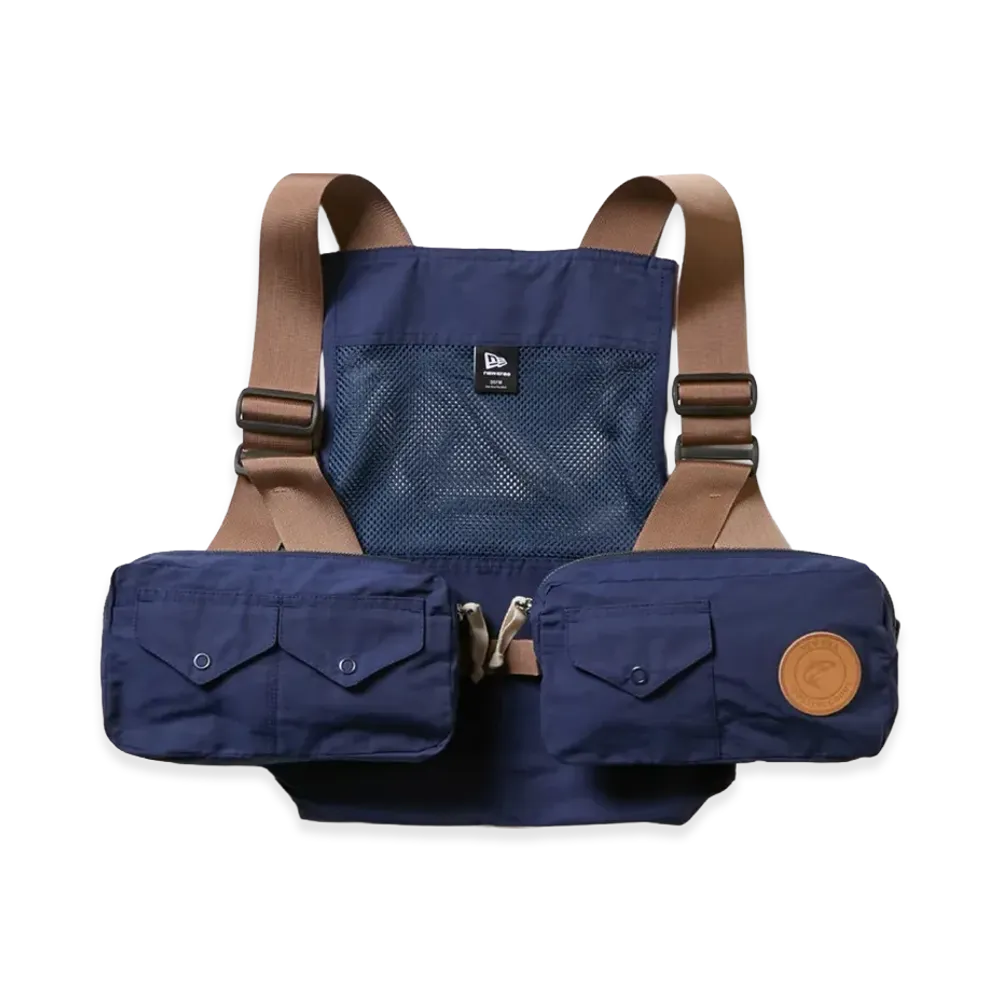 NEW ERA OUTDOOR x Takayuki Ohashi Fishing Vest Fish Patch "Navy"