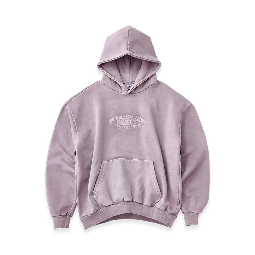 FEELS. Pigment Dye Hoodie "Pink Beige"