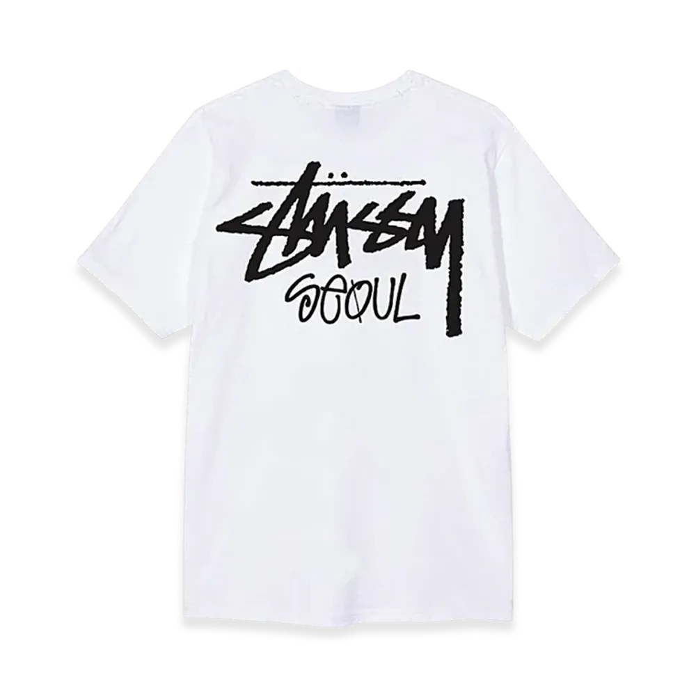 Stussy Stock Seoul Tee 2022 "White"