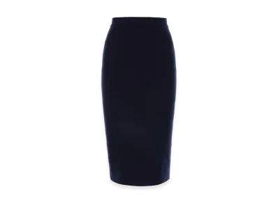 Bottega Veneta Women's Cashmere Blend Skirt "Midnight Blue"