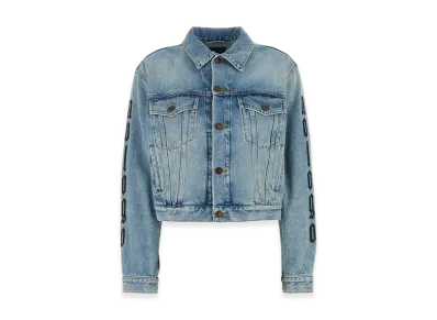 BALENCIAGA Women's Denim Jacket "Light Blue"