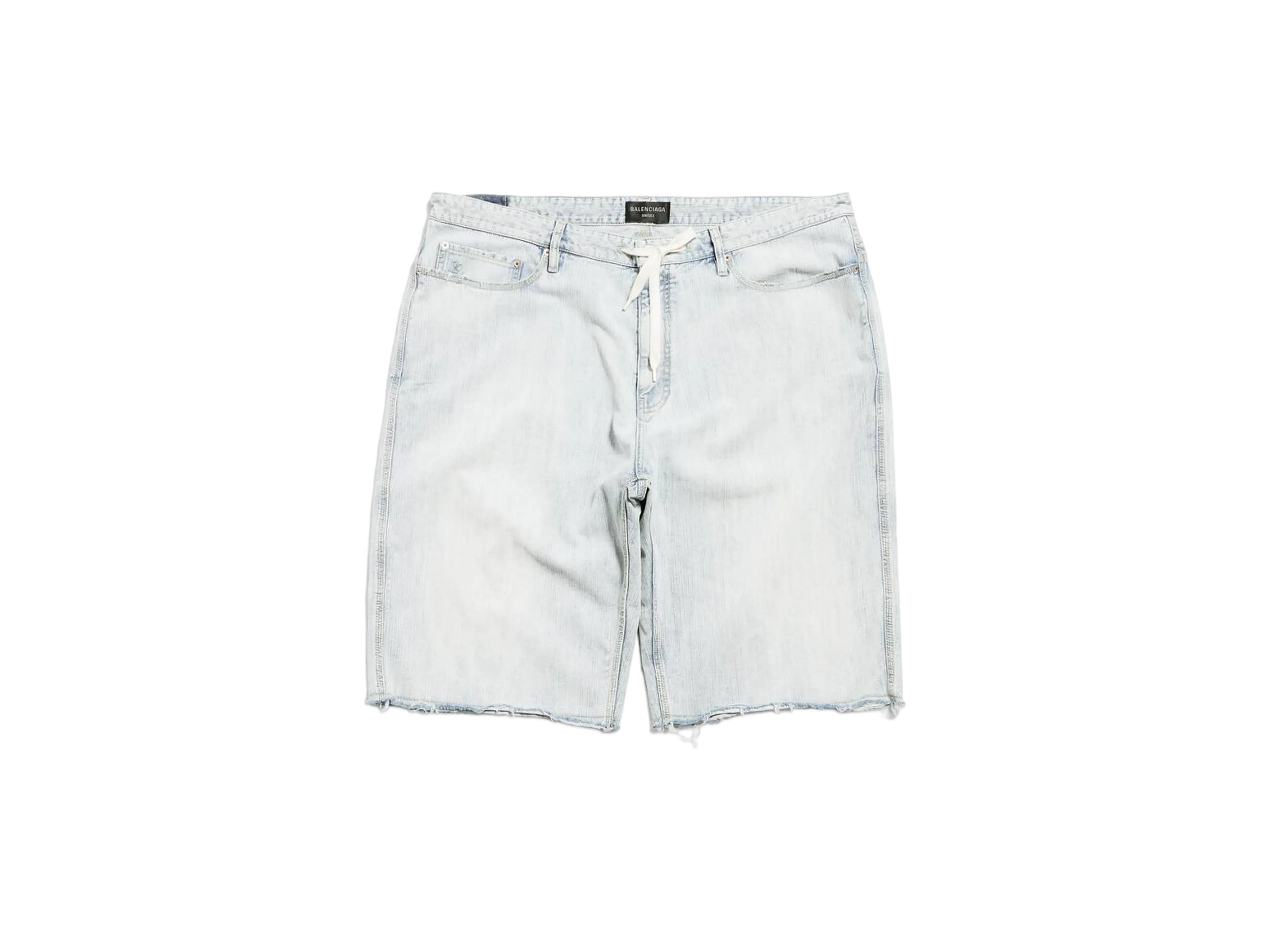 BALENCIAGA Men's Oversized Baggy Shorts "Light Blue"