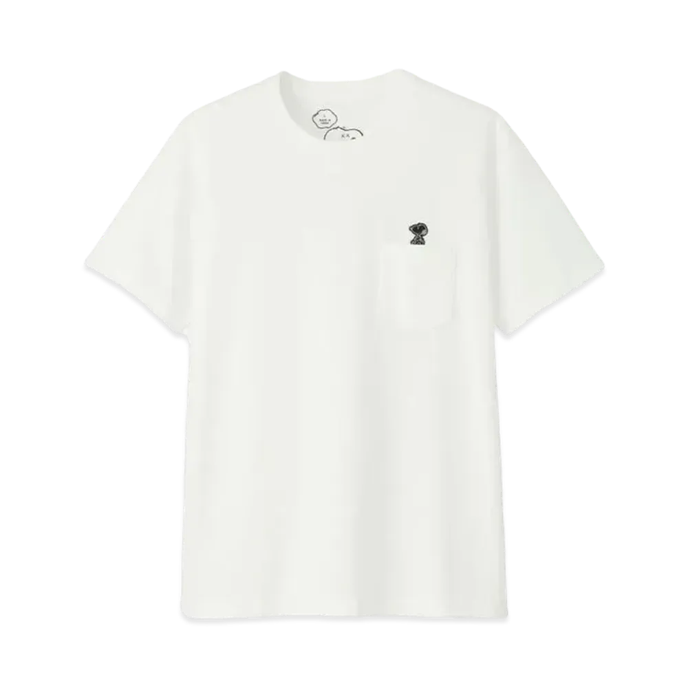 Uniqlo x KAWS x Peanuts Snoopy Pocket Tee "White"