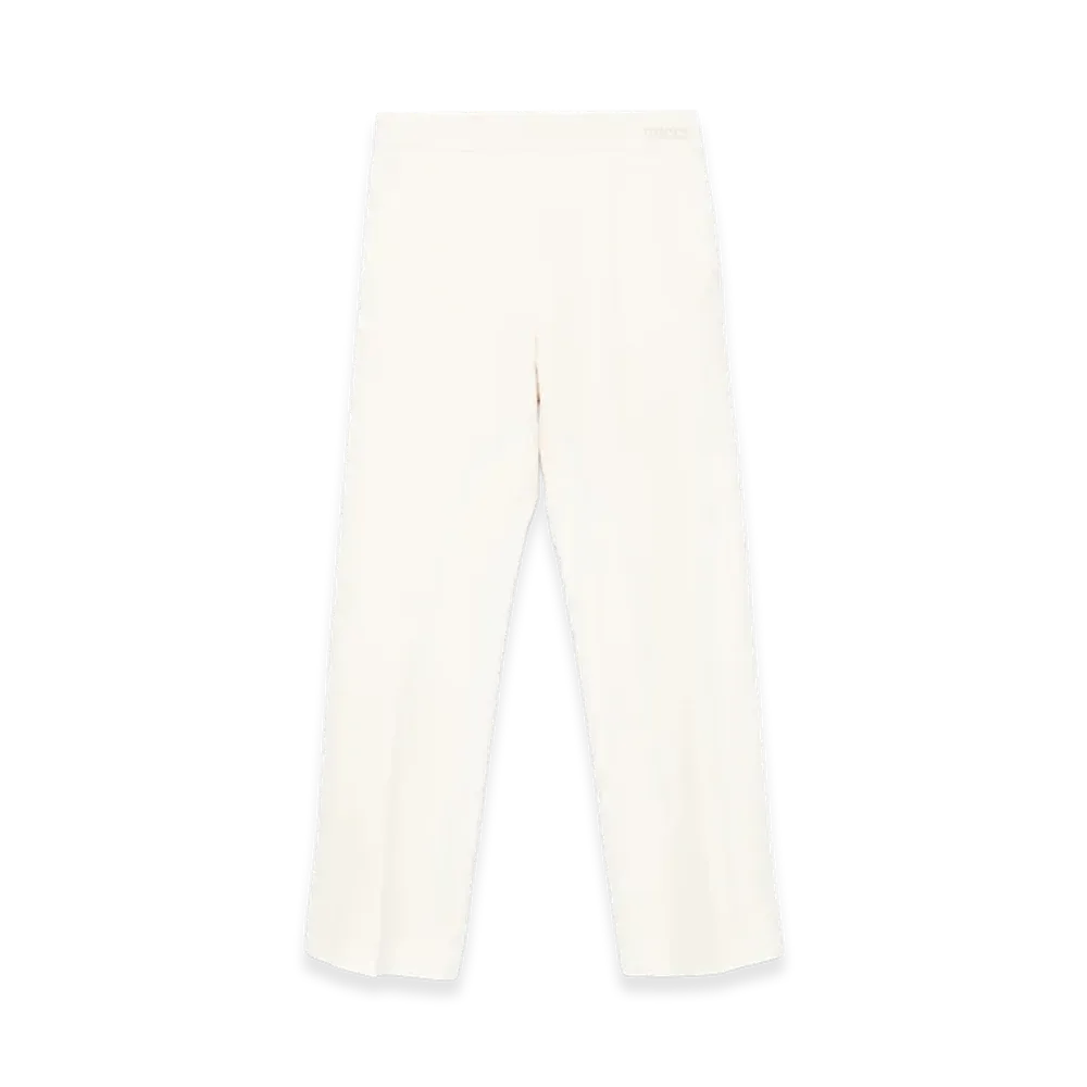 GUCCI Women's Silk Lend Pant "White"
