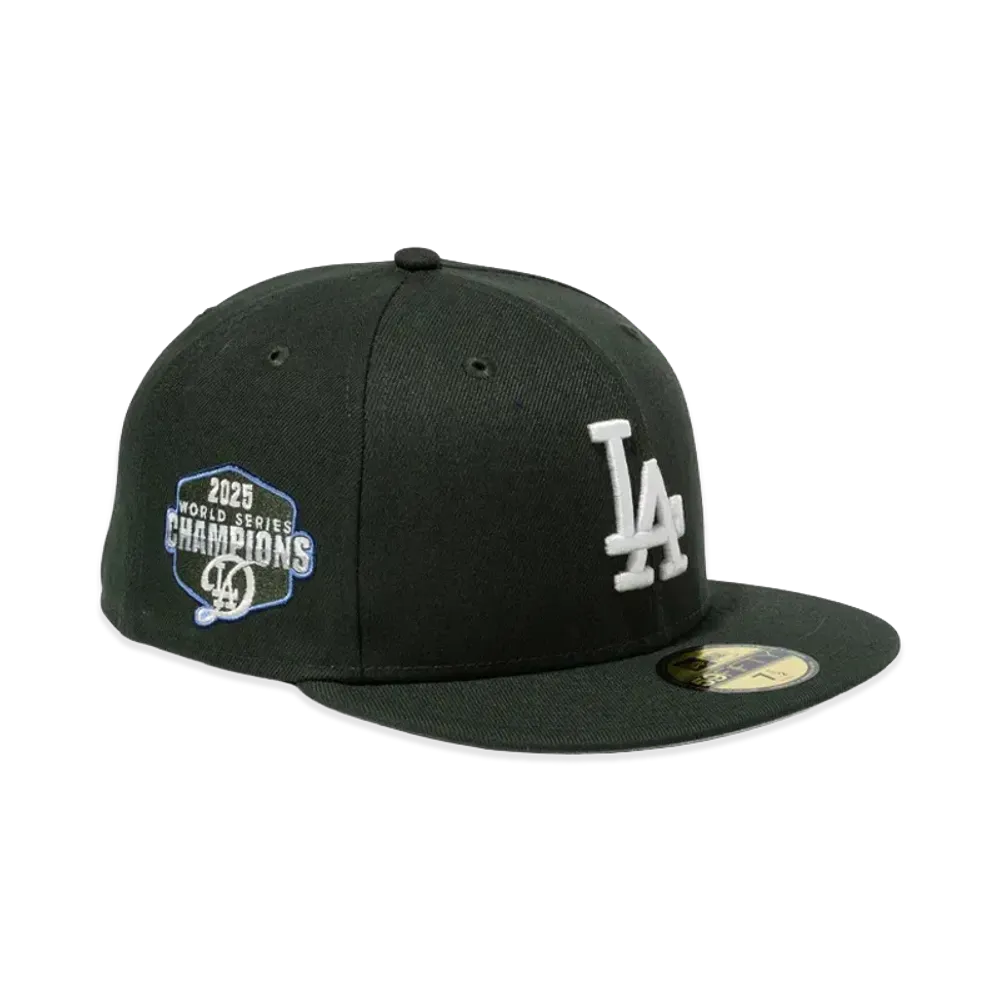 NEW ERA 59Fifty World Series Champion 2025 Los Angeles Dodgers "Dark Seaweed"