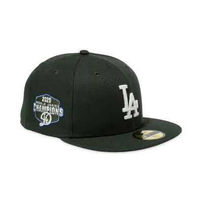NEW ERA 59Fifty World Series Champion 2025 Los Angeles Dodgers "Dark Seaweed"