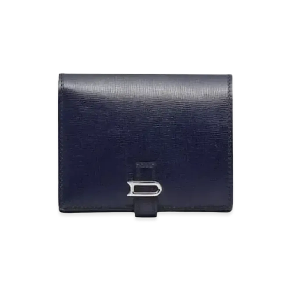 DELVAUX Leonce Compact Wallet Opera Calf "Night Sky"