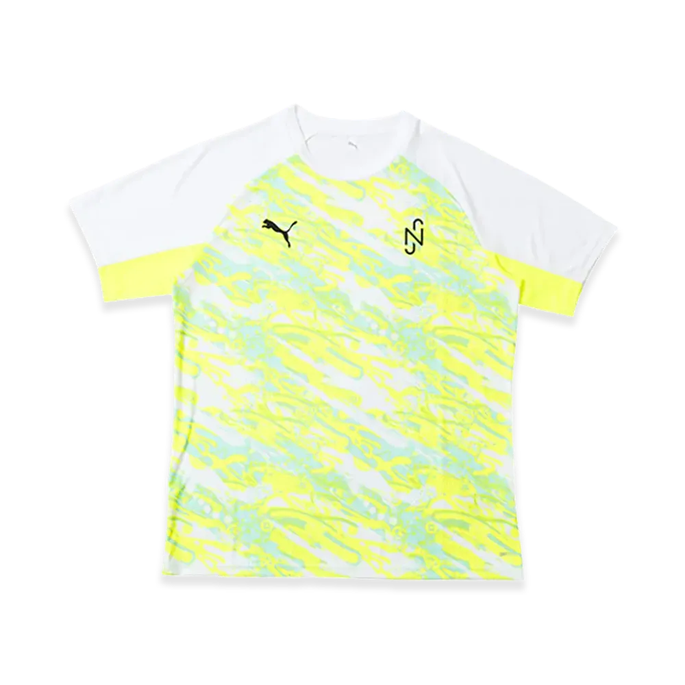 PUMA NJR Creativity Short Sleeve Shirt "White/Yellow"