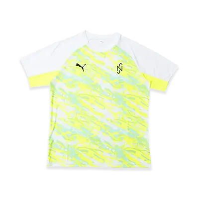 PUMA NJR Creativity Short Sleeve Shirt "White/Yellow"