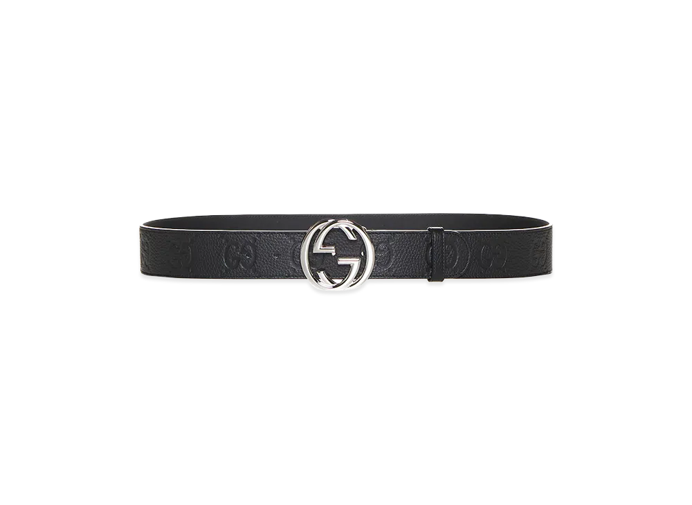 GUCCI 'Incrocio GG' Belt "Black"