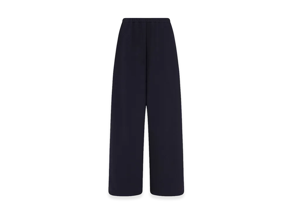 The Row Women's Ukira Cotton and Cashmere Pants "Dark Navy"