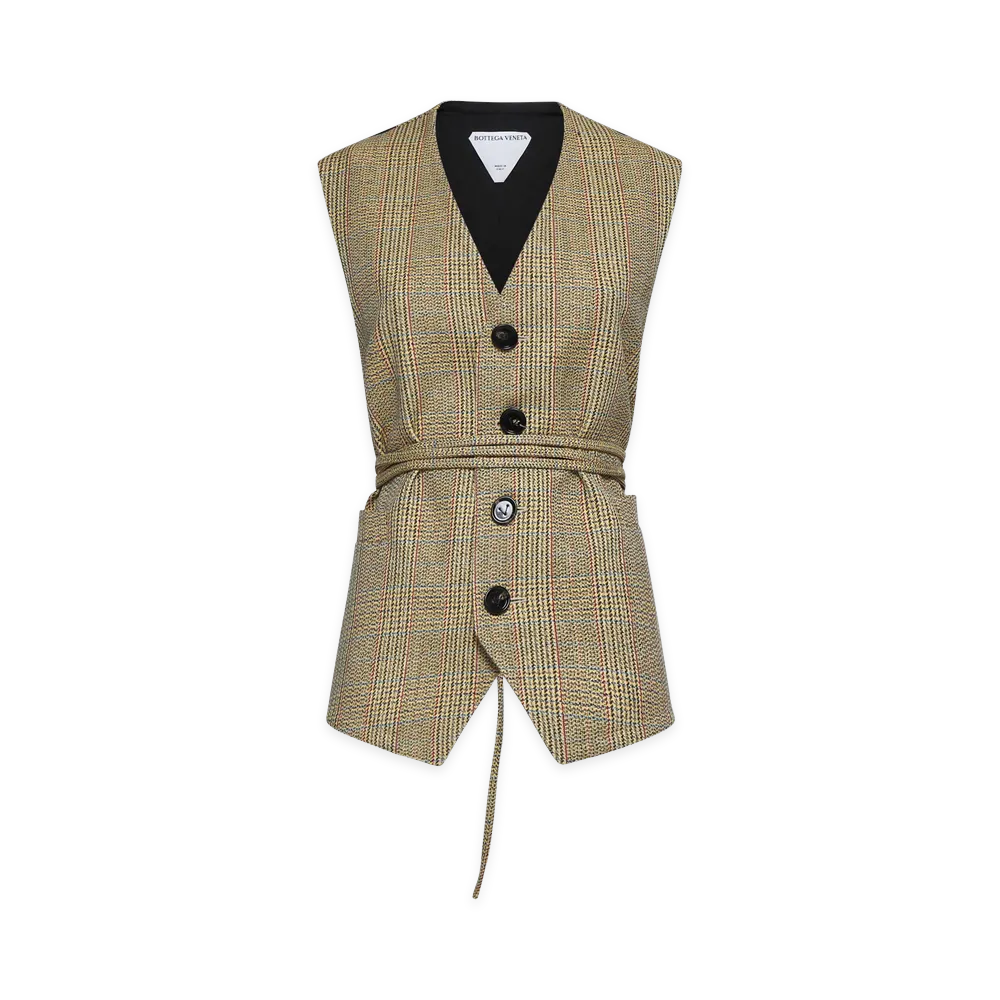 Bottega Veneta Women's Jackets "Beige/Yellow/Blue"