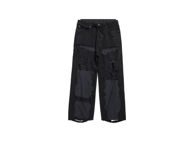 BALENCIAGA Patchwork Pyjama Pants "Black"
