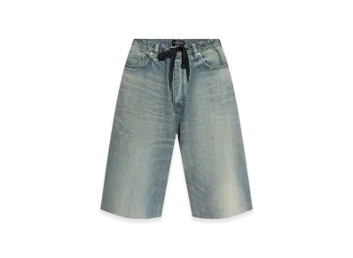 BALENCIAGA Denim Bermuda Shorts "Blue"