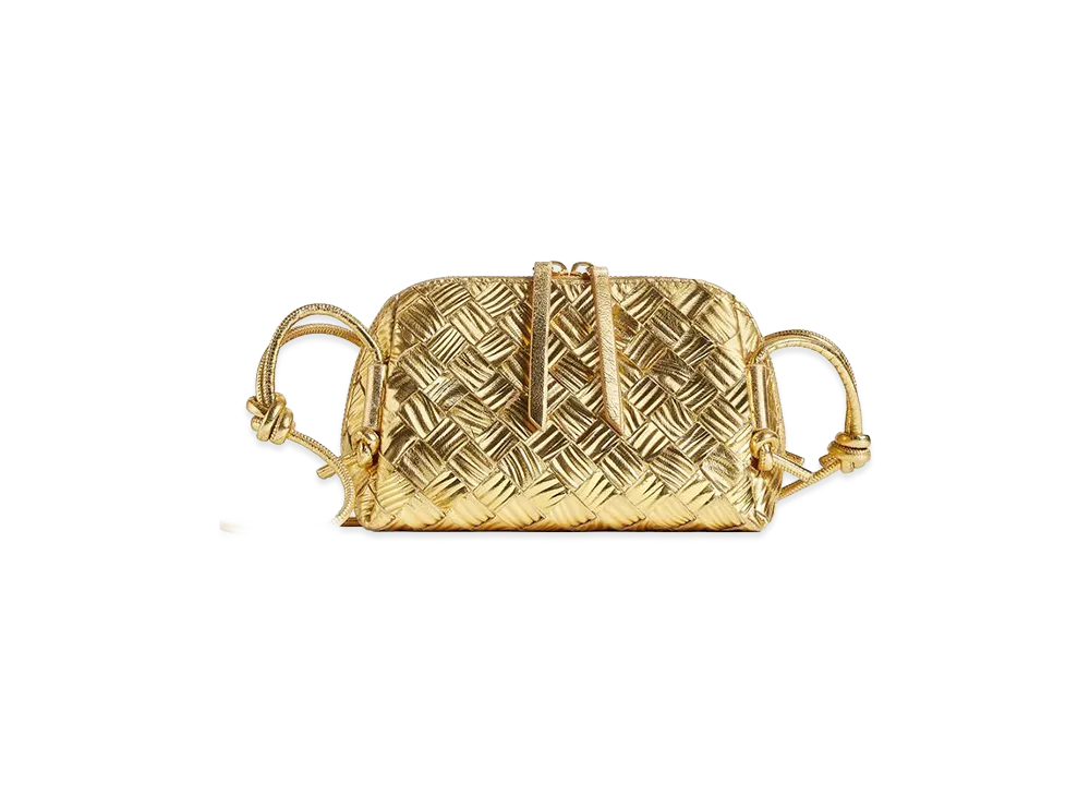 Bottega Veneta Concert Pouch "Gold"