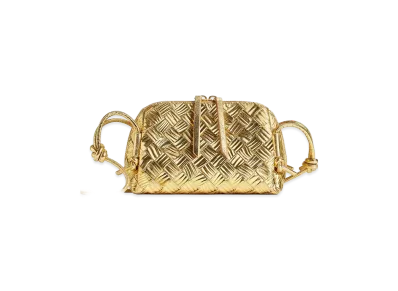 Bottega Veneta Concert Pouch "Gold"