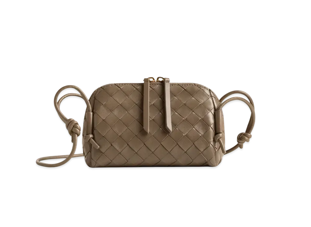 Bottega Veneta Intrecciato Concert Pouch "Pine Cone"