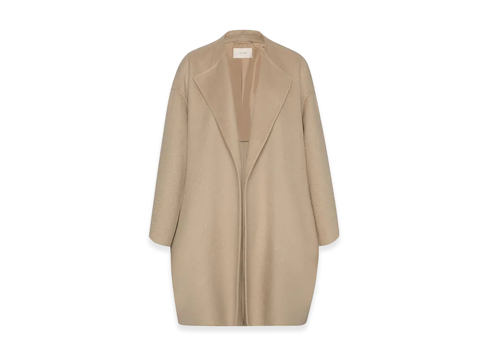 The Row Women's Verlain Cashmere Coat "Light Pebble"
