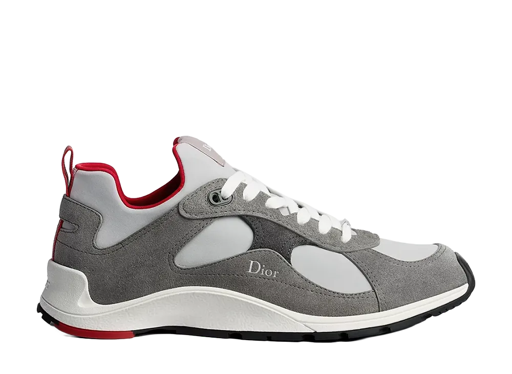 Dior Mile Sneaker Suede Calfskin and Neoprene "Gray"