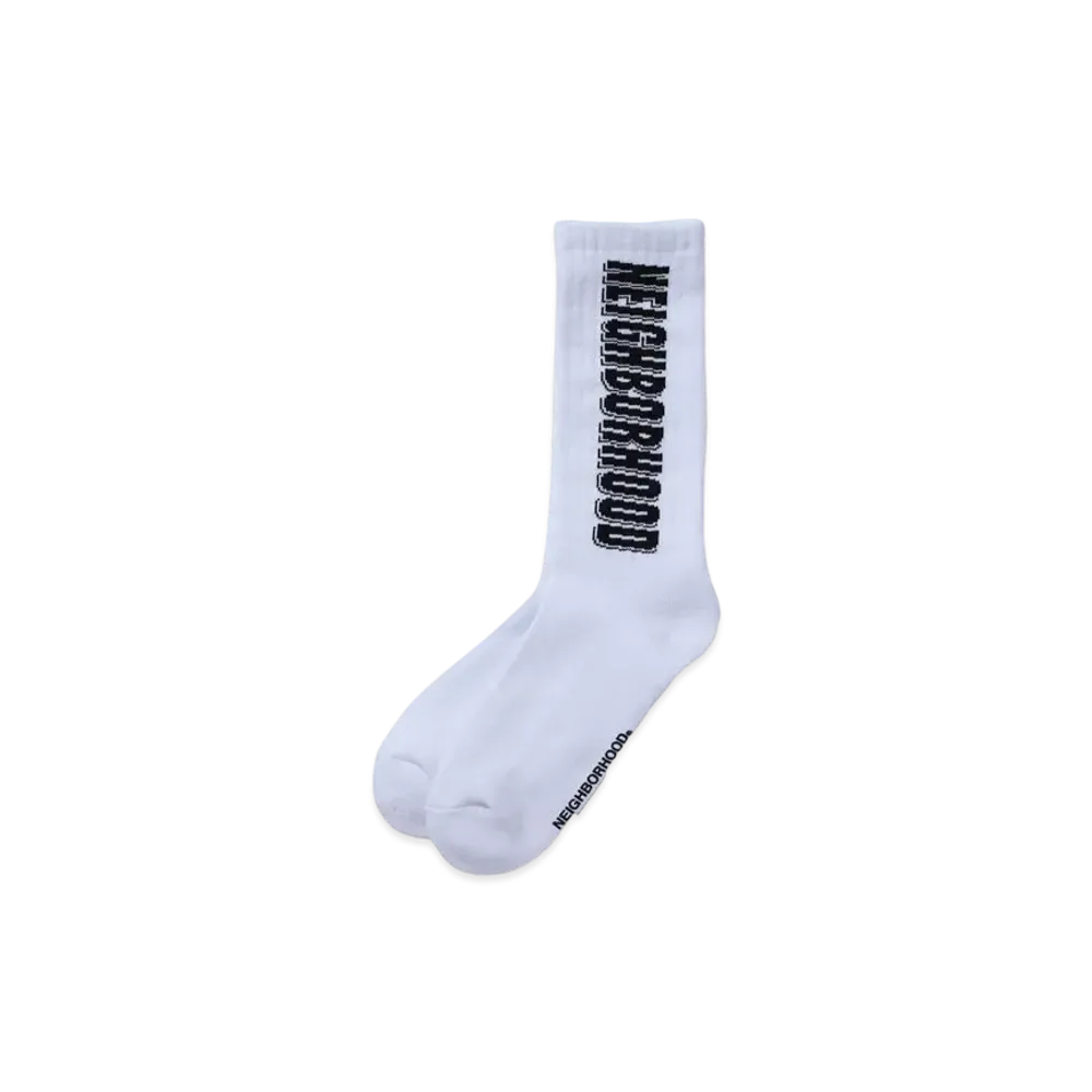 NEIGHBORHOOD Logo Socks "White"