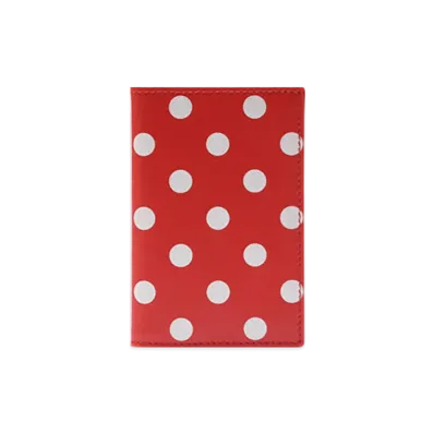 COMME des GARCONS Wallet Dots Printed "Red"