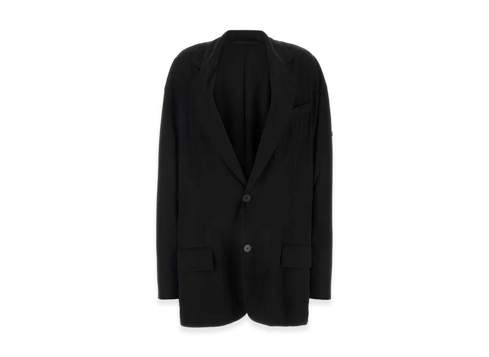 BALENCIAGA Women's Jersey Oversize Blazer "Black"