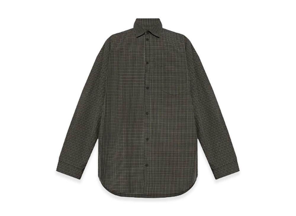 BALENCIAGA Checkered Overshirt "Black"