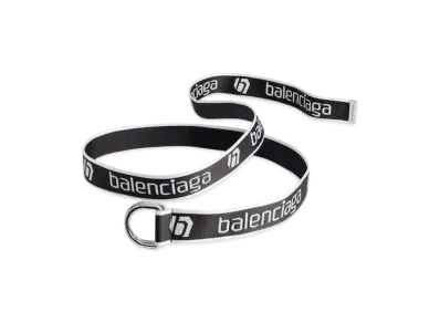 BALENCIAGA D Ring Belt "Black"