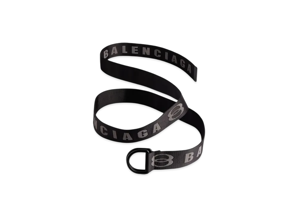 BALENCIAGA D Ring Belt "Black"