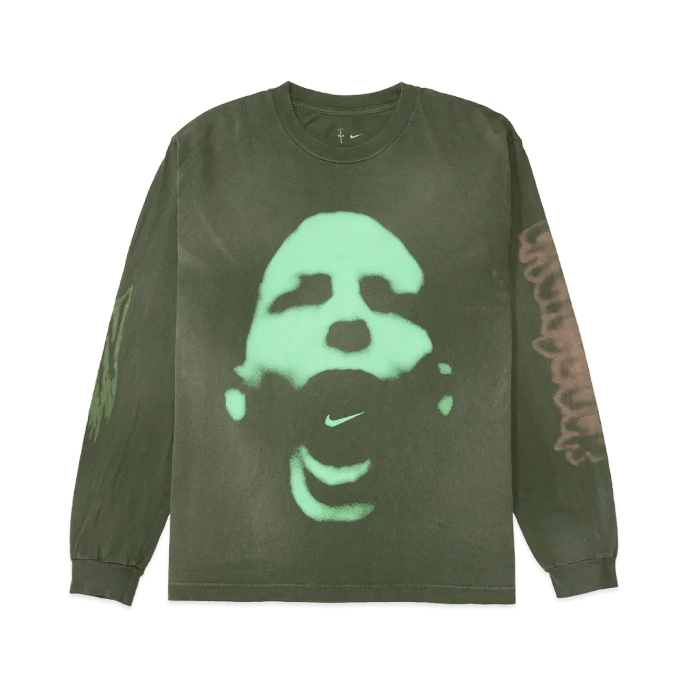 Travis Scott Cactus Jack x Nike T-REXX Logo Longsleeve "Kahki"
