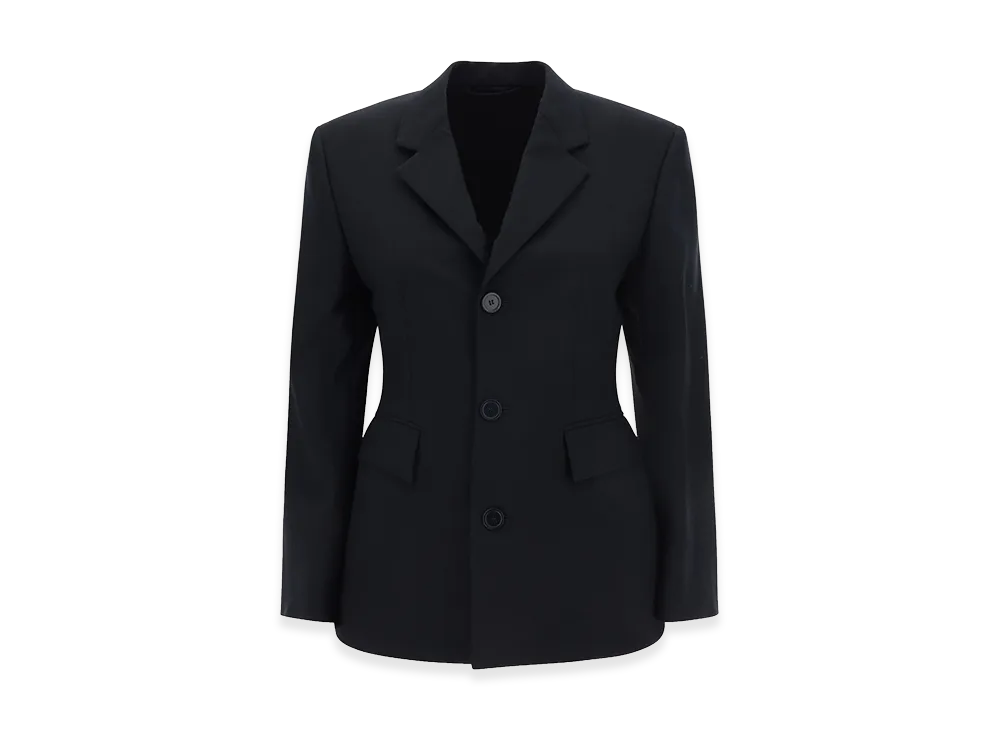 BALENCIAGA Women's Hourglass Blazer "Black"