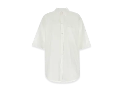 BALENCIAGA Women's Poplin Oversize Shirt "White"