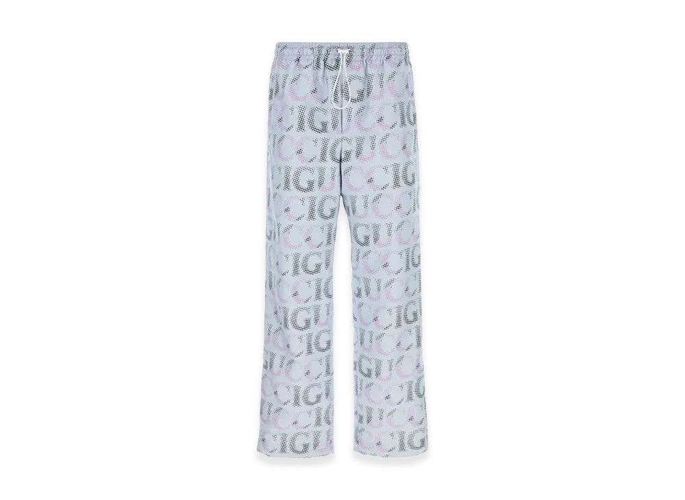 GUCCI Printed Polyester Pant "Blue"