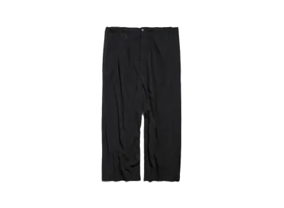 BALENCIAGA Large Fit Pants in Fluid Poplin "Black"
